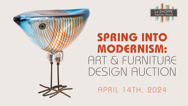 Spring into Modernism: Art & Furniture Design | April 14th, 2024