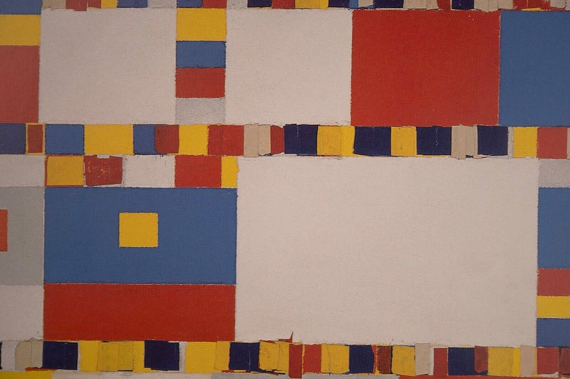 Piet Mondrian Victory Boogie Woogie Lithographic Exhibition Poster Unframed 1998