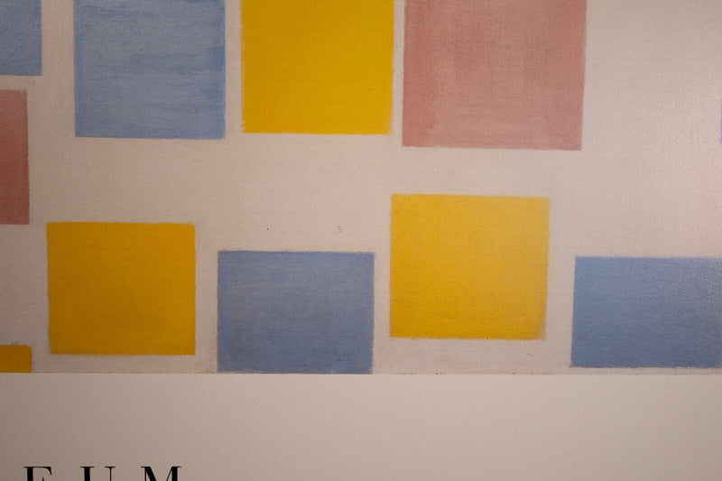 Piet Mondrian Composition with Colour Planes Lithographic Exhibition Poster UF