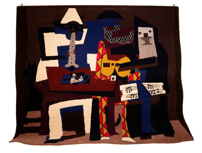 Pablo Picasso 3 Musicians Limited-Edition 172/500 Rug or Wall Hanging by Desso