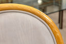 Set of 6 Ward Bennett for Brickel Associates 1980s Wood & Leather Dining Chairs