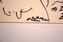 Reuben Nakian Untitled Signed Modern Figurative Felt-Tip Pen Drawing on Paper UF