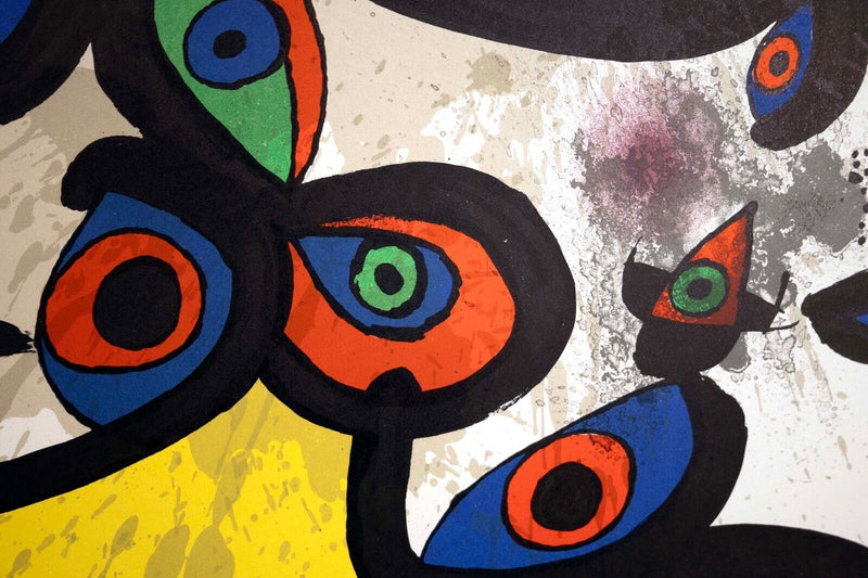 Joan Miro Galerie Maeght Sculptures Paris Original Modern Lithographic Poster UF