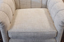 Pair of Baughman Probber Style White Cube Club Chairs Chrome Legs Mid Century
