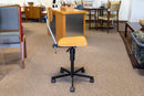 Rabami Stole Danish Wood and Metal Swivel Task Desk Chair