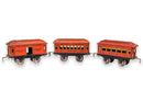 Ives Railway Lines No. 50,51,& 52 Windup Antique Toy Train Lithographed Tinplate