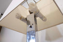 Sonneman Chrome Floor Lamp Post Modern Three Settings