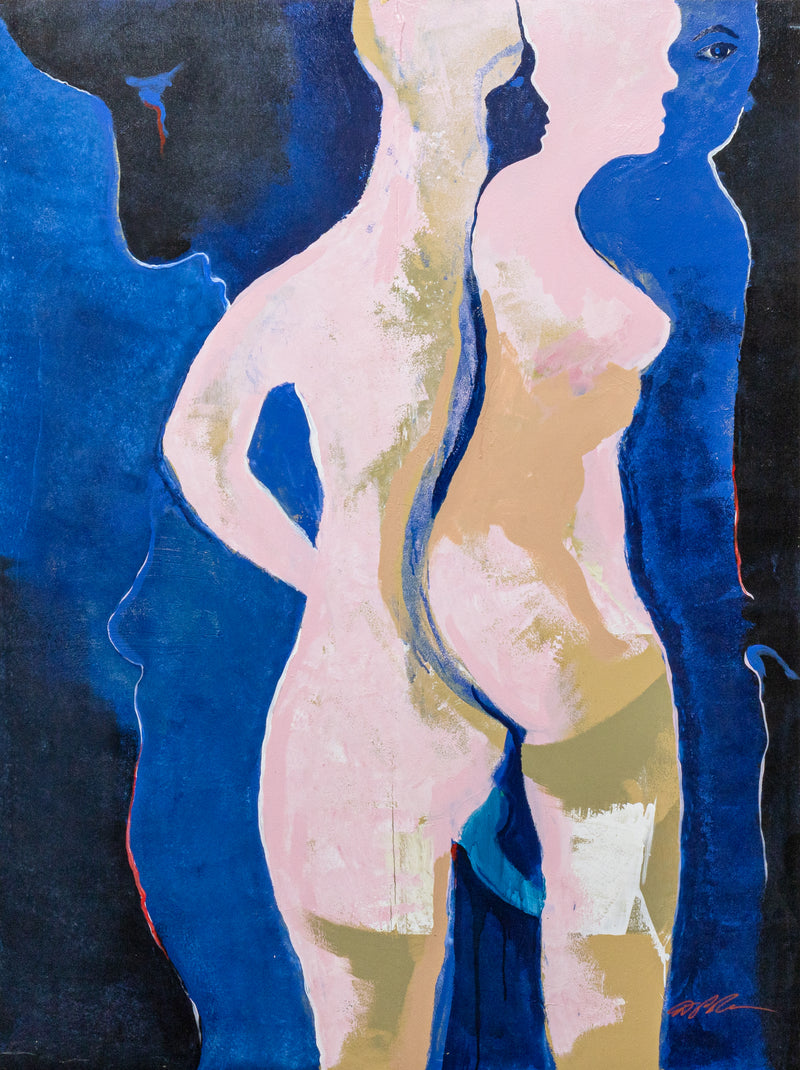 Dominic Pangborn Nudes in Blue: A Studio Inspiration Painting