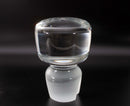 Ronald Pennell Signed Contemporary Etched Turtle Design Studio Clear Decanter