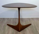 Vladimir Kagan Signed Cantilever Unicorn End Table