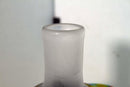 Paula Barton Signed Postmodern Iridescent Glass Decanter with Flower Design Top
