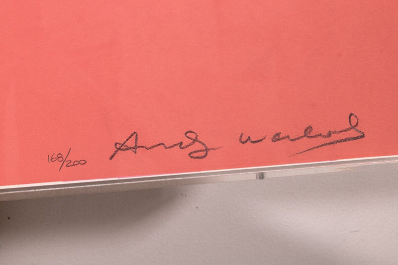 Andy Warhol Getrude Stein Signed Pop Art Screenprint 1980 Framed 168/200