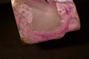 Bernie D’Onofrio Contemporary Hand-Blown Sculpted Purple & Frosted Etched Glass