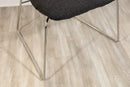 Pair of B&B Italia Contemporary Modern Crinoline and Stainless Steel Chairs