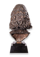 Sir Jacob Epstein Modern British Art Bronze w Brown Patina Life Size Bust