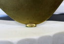 James Nani Slipper 97 Gold Abstract Marble Base Sculpture