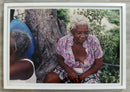 Chantel James Haiti Elderly Woman Photograph Framed Signed