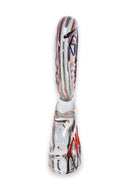 Ermanno Nason Italian Murano Cubist Modern Face Glass Sculpture Signed 1970's