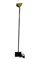 Mid Century Modern Torchiere F. Fabbian Floor Lamp Italian Architectural Brass
