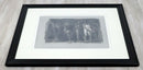 Mid Century Modern Framed Sott Ground Etching Aquatint Signed Eric Fischl Shower