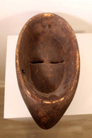 Pair of African Painted Wood Tribal Mask