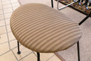 Mid Century Modern Umanoff Grenada Wrought Iron Dinette Patio Table & 4 Chairs