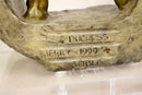 Contemporary Bronze Table Sculpture Duchess Nude Signed by Jerry Soble 1990s