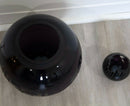 Pair of James Parsons Smoked Glass Vessels Design