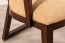 Pair of Berman Rossetti Contemporary Modern Dark Wood Armchairs