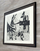 L Campernol The Grinding Cans Black & White Modern Serigraph