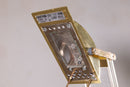 Set of 3 Vintage Grupo MCI Brass and Lucite Desk Lamps