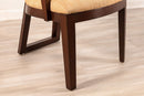 Pair of Berman Rossetti Contemporary Modern Dark Wood Armchairs