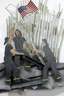 Contemporary Curtis Jere Signed & Dated 9/11 Memorial Wall Sculpture