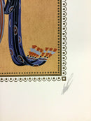 Mid Century Modern Deco Unframed Calyph's Concubine Erte Signed Lithograph