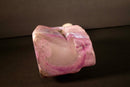 Bernie D’Onofrio Contemporary Hand-Blown Sculpted Purple & Frosted Etched Glass