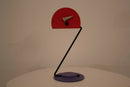 Memphis Style Constructivism 1980 Aluminum Shelf Clock by Nicolai Canetti Modern