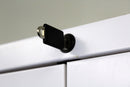 White Hybrid Unit Lateral File w Storage Cabinet