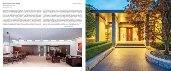 Contemporary Michigan: Iconic Houses at the Epicenter of Modernism Hardcover Book by Peter Forguson