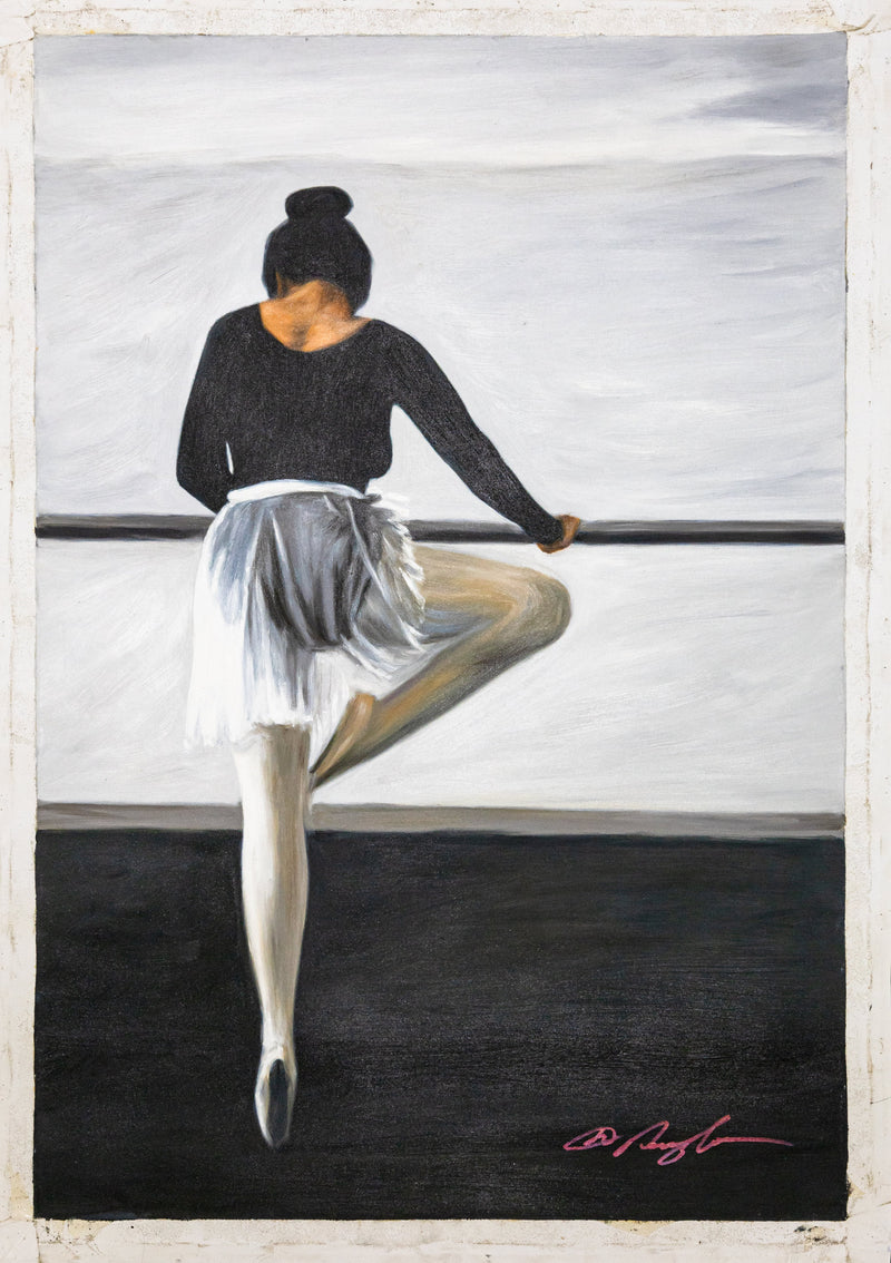 Dominic Pangborn The Ballet Practice Painting Unframed