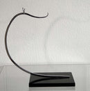 Daum France La Mouette Modern Crystal Seagull Sculpture Figurine on Stand 1960s