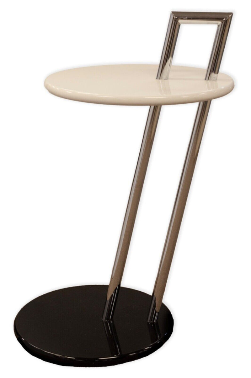 Eileen Gray for Vereinigte Werkstätten E-97 Metal and Laminate Side End Table