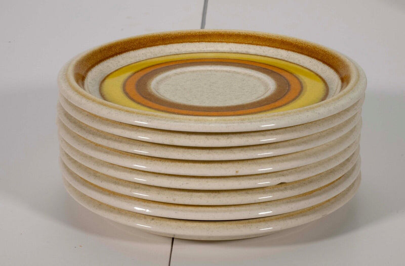 Stone Manor Set of 18 Sun Circles Rust RIngs Mikasa Dining Set Made in Japan