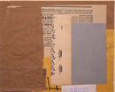 Stephen Edlich Demel Signed Modern Unique Mixed Media Collage on Paper Unframed