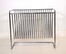 Chrome Magazine Rack by Arthur Umanoff Postmodern