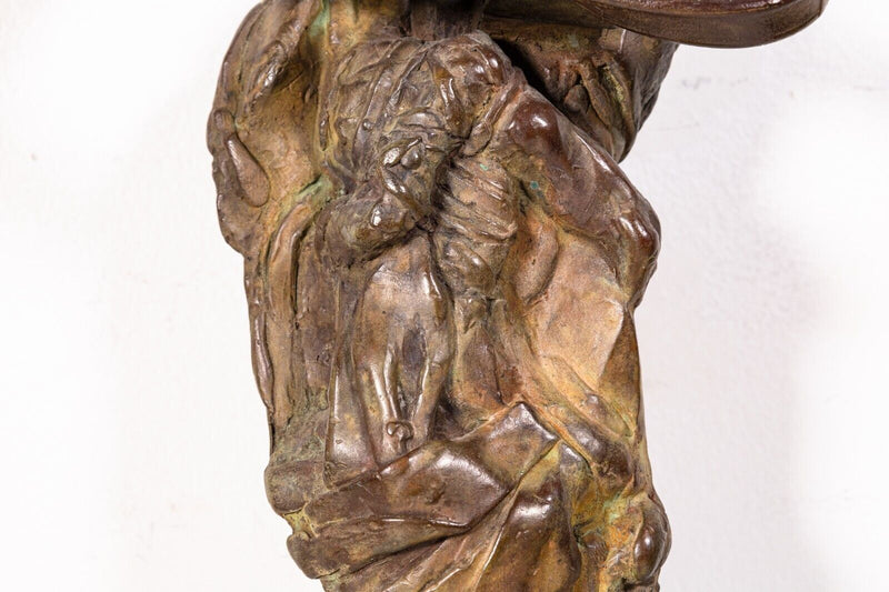 Sergio De Giusti Modernist Contemporary Cast Bronze Door Knocker Sculpture