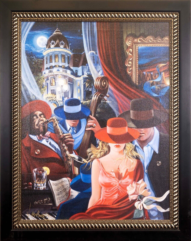 Victor Ostrovsky Avenue of the Angels Signed Enhanced Giclee on Canvas 19/150