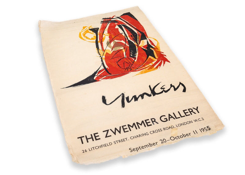 Adja Yunkers The Zwemmer Gallery Modern Lithographic Hanging Exhibition Poster