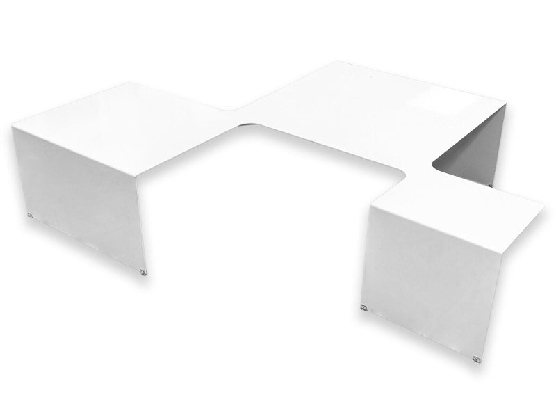 Cappellini Island 3 Piece Modular Black and White Contemporary Coffee Table