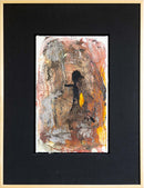 John Beardman Untitled (Orange) Signed 1991 Contemporary Abstract Expressionist