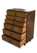 George Nelson for Herman Miller Mid Century Modern Walnut Hi Boy Dresser Chest